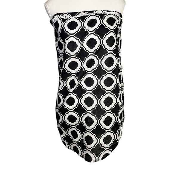 Mud Pie Other - Mud Pie Allison Strapless Cover-Up Black Honeycomb